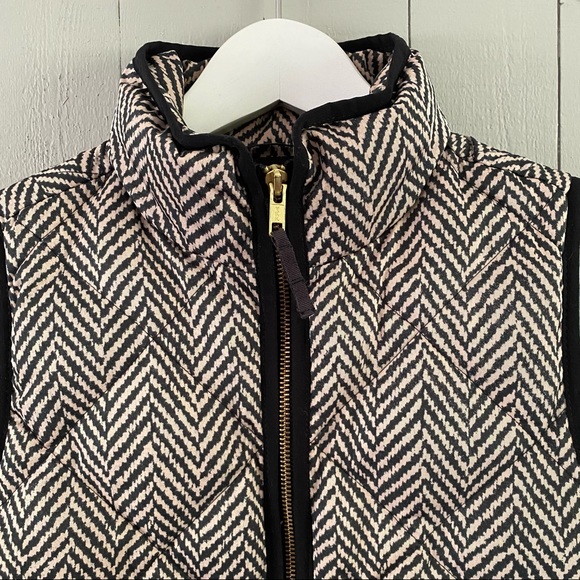 J. Crew Houndstooth Quilted Vest - Picture 2 of 4